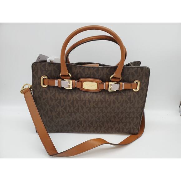 Michael Kors Handbags - NWT MICHAEL KORS Hamilton Tote Bag - Brown